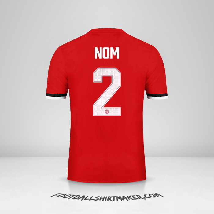 Maillot Manchester United Cup 2017/18 -  nom - 2