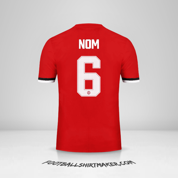 Maillot Manchester United Cup 2017/18 -  nom - 6