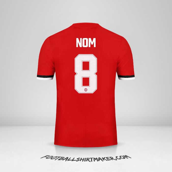 Maillot Manchester United Cup 2017/18 -  nom - 8