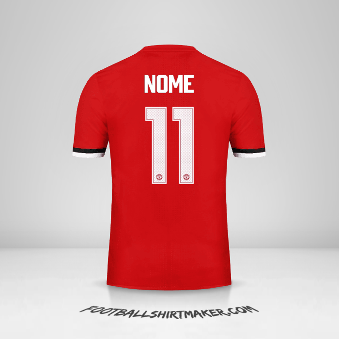 Maglia Manchester United Cup 2017/18 -  nome - 11