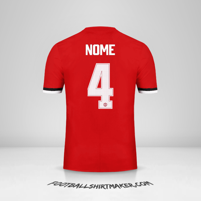 Camisola Manchester United Cup 2017/18 -  nome - 4