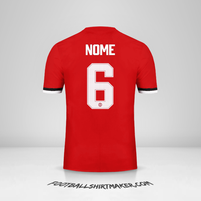 Camisola Manchester United Cup 2017/18 -  nome - 6