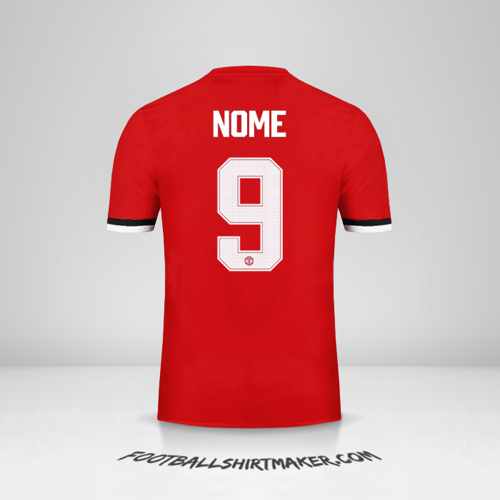 Camisola Manchester United Cup 2017/18 -  nome - 9