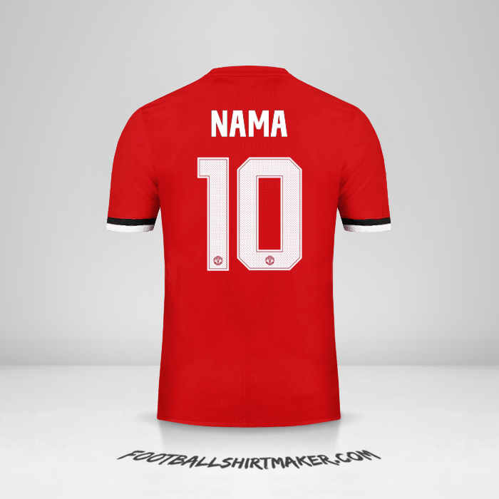 Jersey Manchester United Cup 2017/18 -  nama - 10