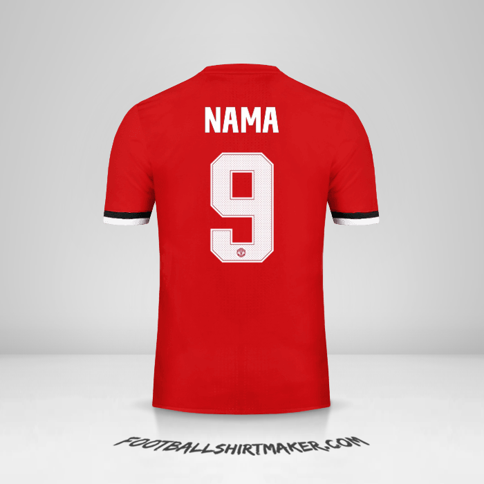 Jersey Manchester United Cup 2017/18 -  nama - 9