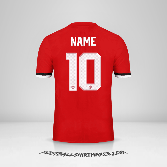 Shirt Manchester United Cup 2017/18 -  name - 10