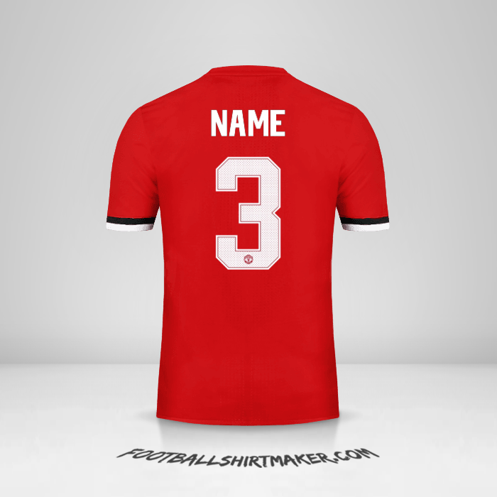 Shirt Manchester United Cup 2017/18 -  name - 3