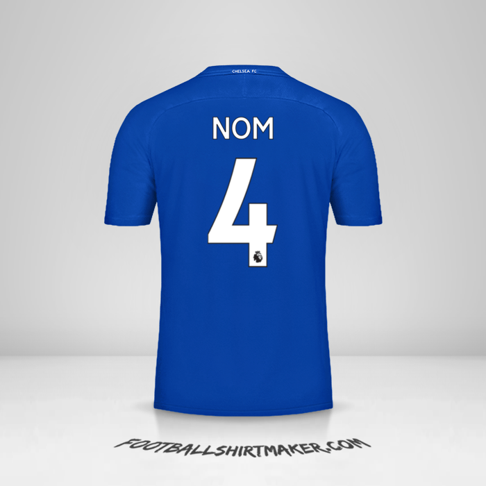 Maillot Chelsea 2017/18 -  nom - 4