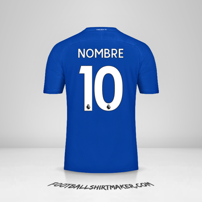 Camiseta Chelsea 2017/18 -  nombre - 10