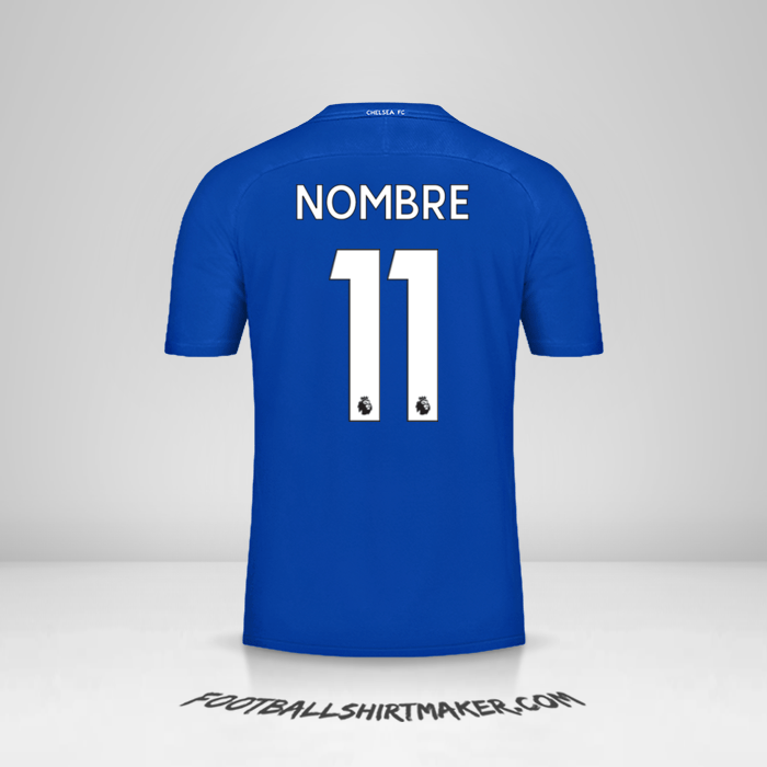 Camiseta Chelsea 2017/18 -  nombre - 11