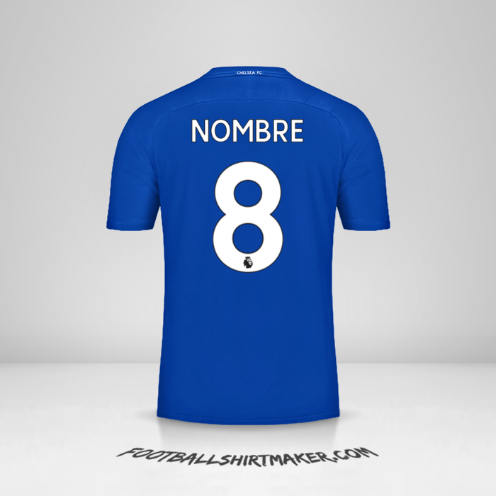 Jersey Chelsea 2017/18 -  nombre - 8