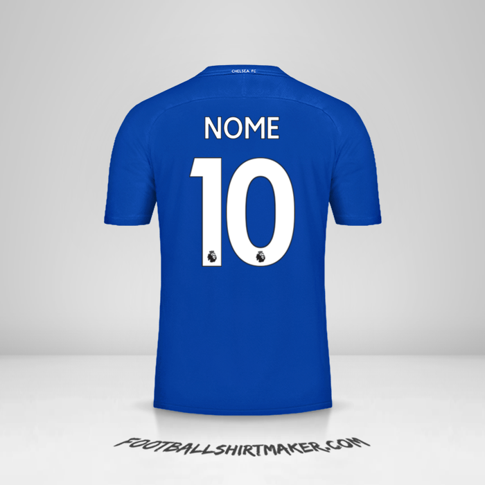 Camisola Chelsea 2017/18 -  nome - 10