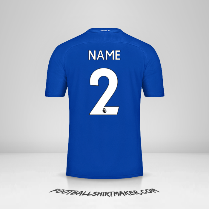 Shirt Chelsea 2017/18 -  name - 2