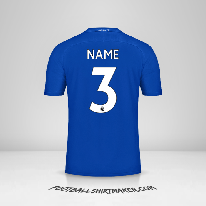 Trikot Chelsea 2017/18 -  name - 3