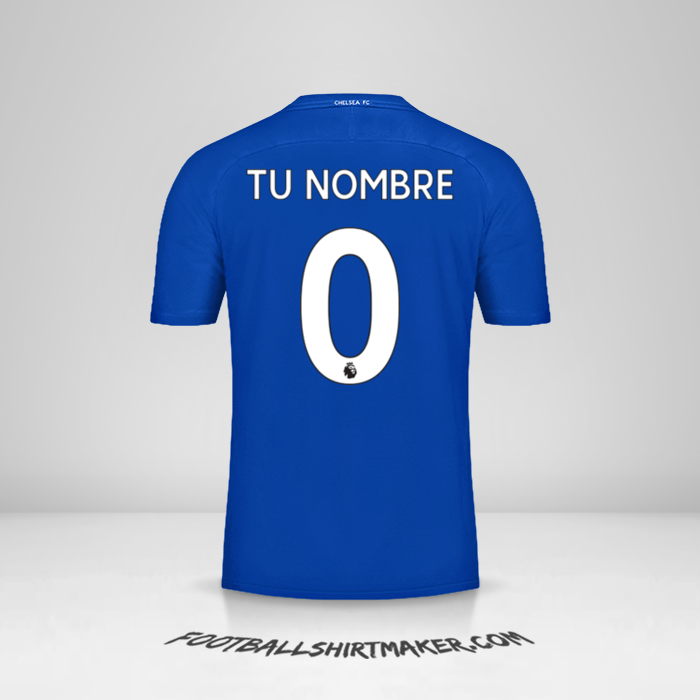 Jersey Chelsea 2017/18 -  tu nombre - 0