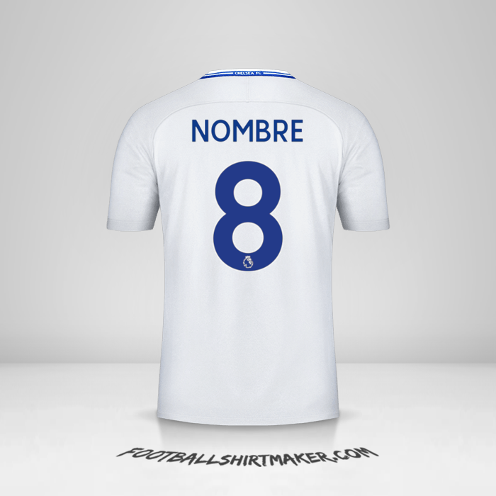 Jersey Chelsea 2017/18 Visita -  nombre - 8