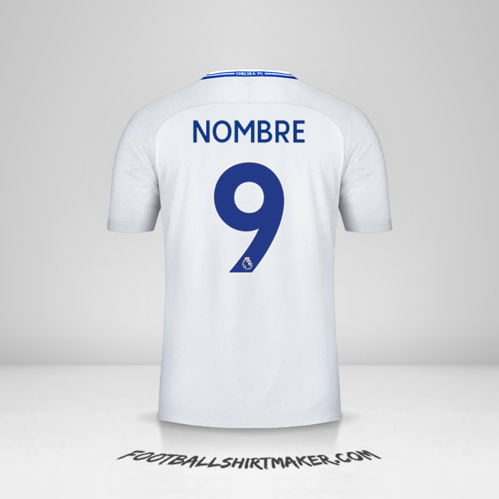Jersey Chelsea 2017/18 Visita -  nombre - 9