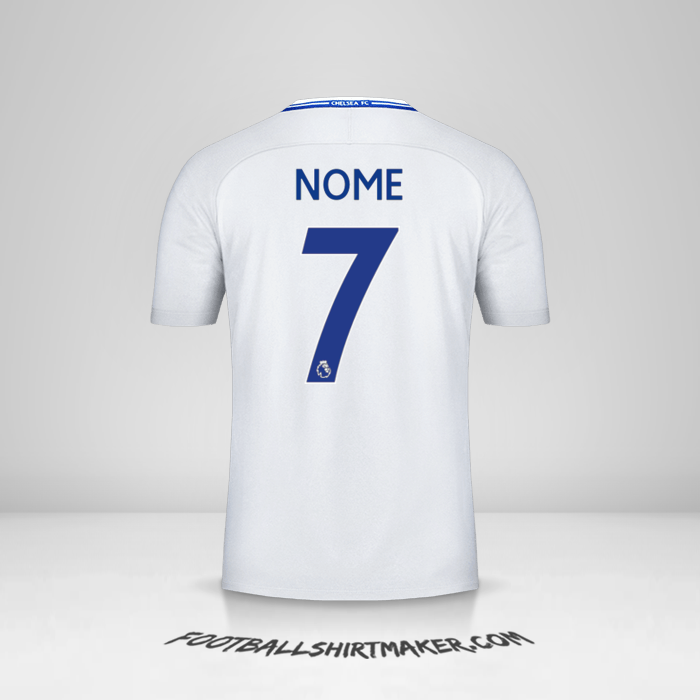 Maglia Chelsea 2017/18 Seconda -  nome - 7