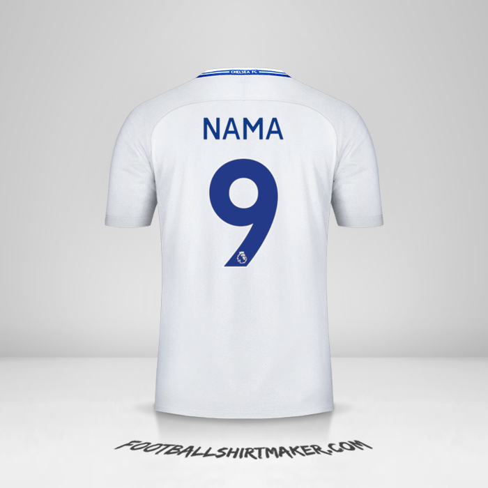 Jersey Chelsea 2017/18 Alternatif -  nama - 9