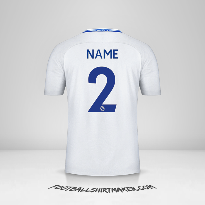 Jersey Chelsea 2017/18 Away -  name - 2