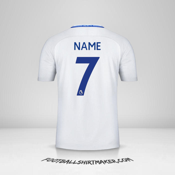 Trikot Chelsea 2017/18 Auswärts -  name - 7