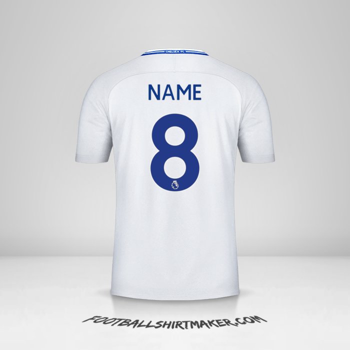 Trikot Chelsea 2017/18 Auswärts -  name - 8