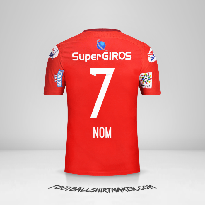 Maillot America de Cali 2017 -  nom - 7