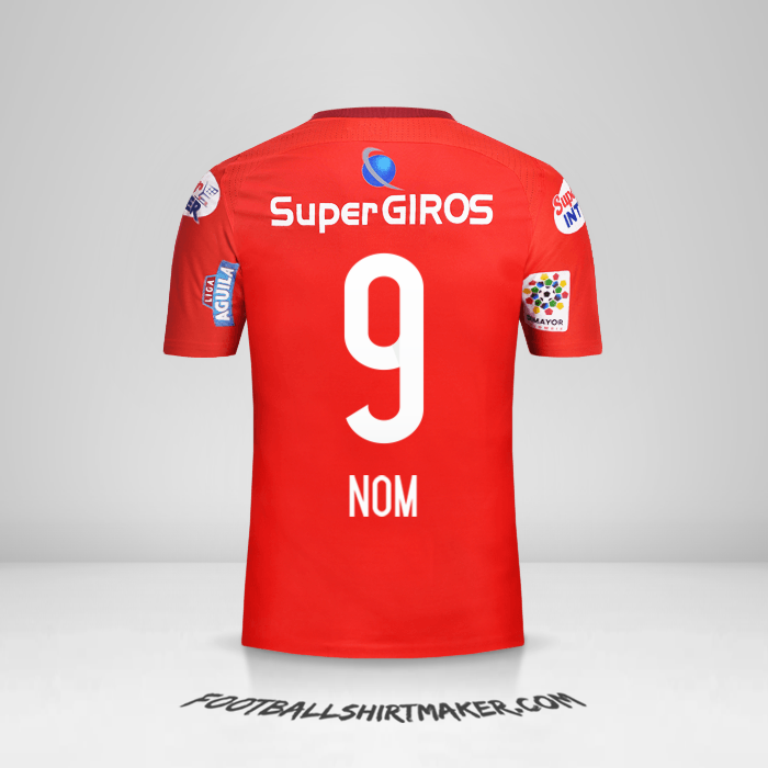 Maillot America de Cali 2017 -  nom - 9