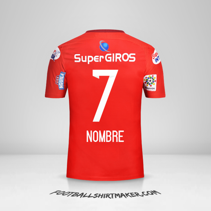 Jersey America de Cali 2017 -  nombre - 7