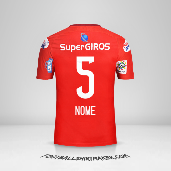 Camisa America de Cali 2017 -  nome - 5