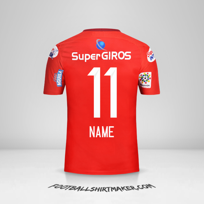 Jersey America de Cali 2017 -  name - 11