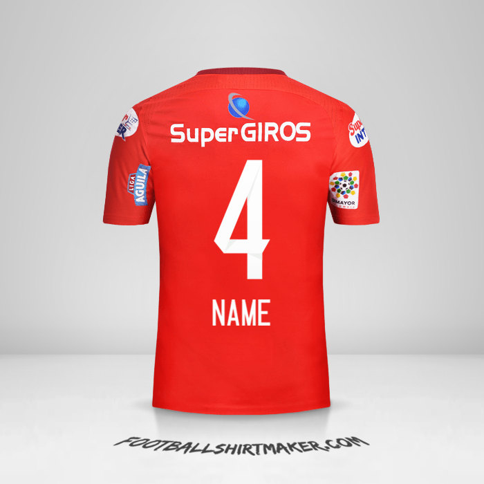 Shirt America de Cali 2017 -  name - 4