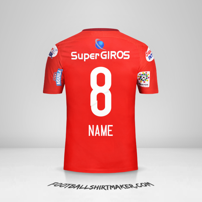 Shirt America de Cali 2017 -  name - 8