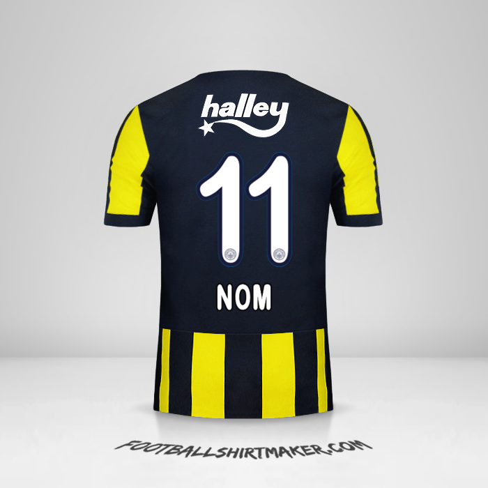 Maillot Fenerbahce SK 2017/18 -  nom - 11
