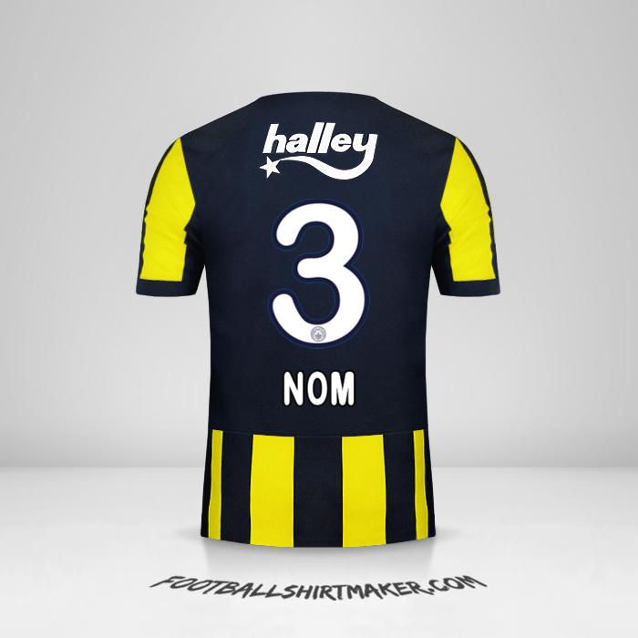 Maillot Fenerbahce SK 2017/18 -  nom - 3