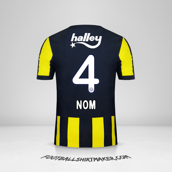 Maillot Fenerbahce SK 2017/18 -  nom - 4