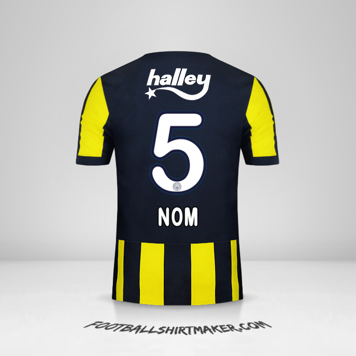 Maillot Fenerbahce SK 2017/18 -  nom - 5