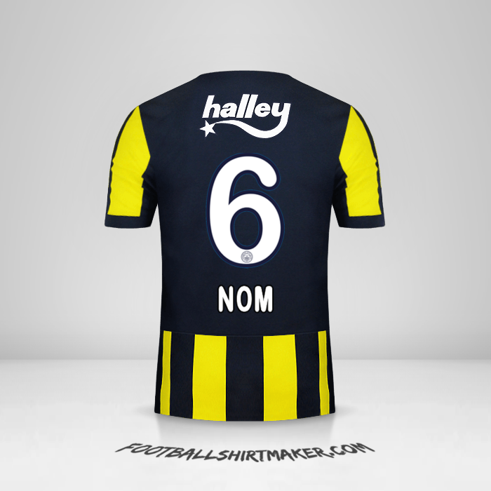 Maillot Fenerbahce SK 2017/18 -  nom - 6