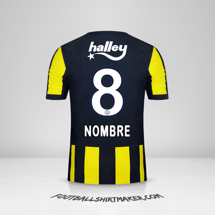 Camiseta Fenerbahce SK 2017/18 -  nombre - 8