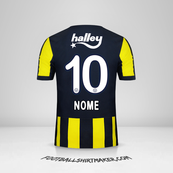 Camisola Fenerbahce SK 2017/18 -  nome - 10