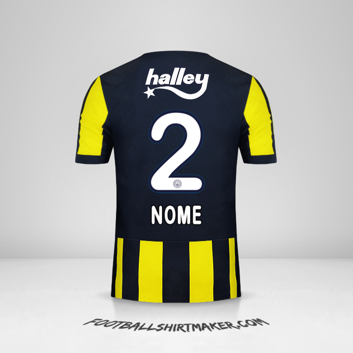 Maglia Fenerbahce SK 2017/18 -  nome - 2