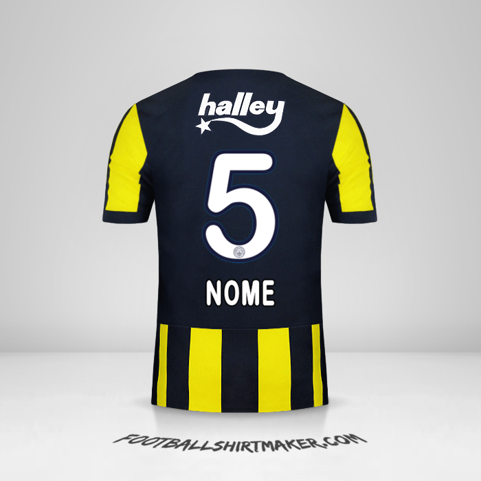Camisa Fenerbahce SK 2017/18 -  nome - 5