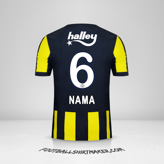 Jersey Fenerbahce SK 2017/18 -  nama - 6