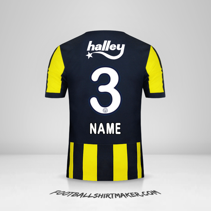 Shirt Fenerbahce SK 2017/18 -  name - 3