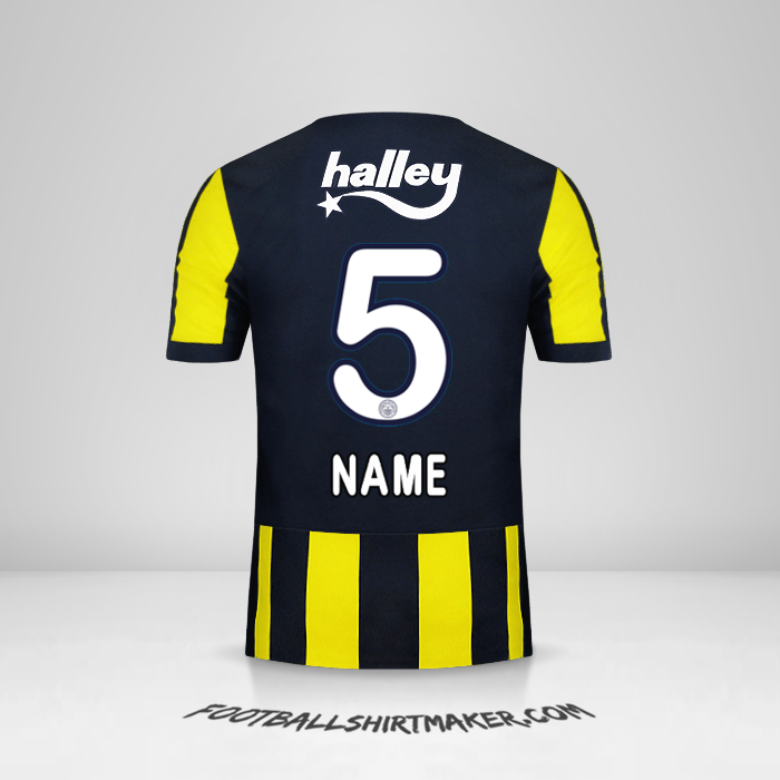 Shirt Fenerbahce SK 2017/18 -  name - 5