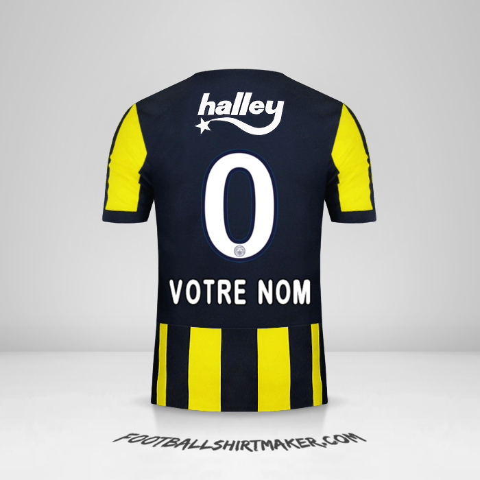 Maillot Fenerbahce SK 2017/18 -  votre nom - 0