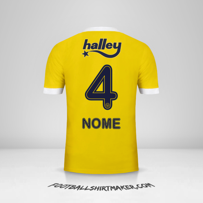 Camisola Fenerbahce SK 2017/18 Alternativa -  nome - 4