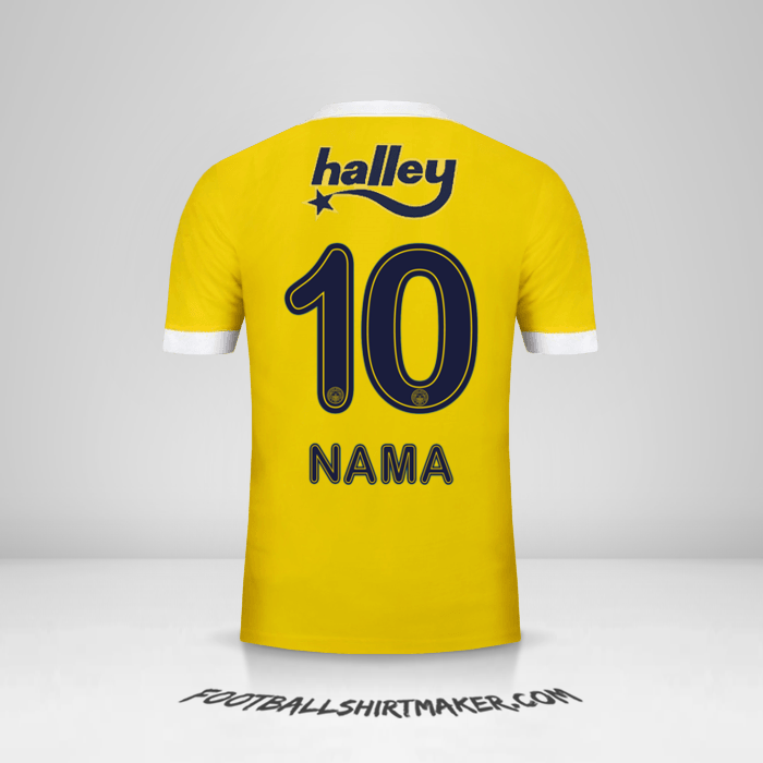 Jersey Fenerbahce SK 2017/18 Alternatif -  nama - 10