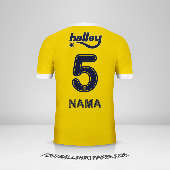 Jersey Fenerbahce SK 2017/18 Alternatif -  nama - 5