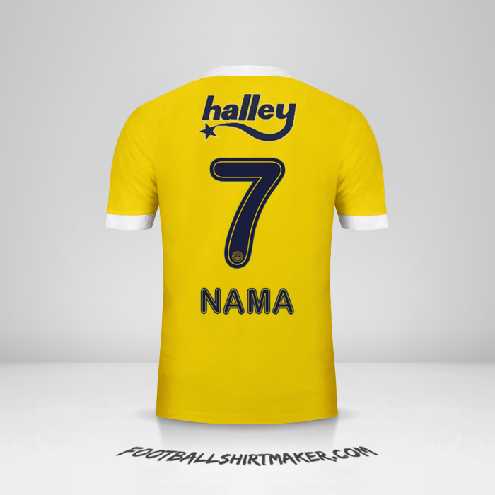 Jersey Fenerbahce SK 2017/18 Alternatif -  nama - 7